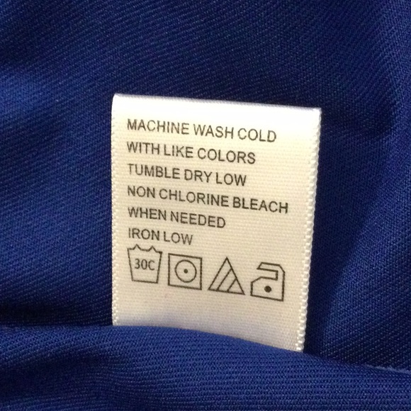 L Tail royal blue ruched workout top - Picture 15 of 15